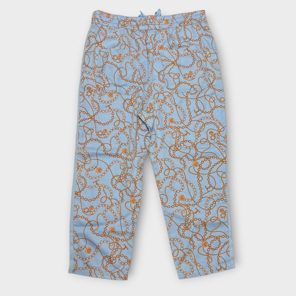 Maeve Kalle Chain Print Drawstring Track Pants Size XL - Picture 3 of 8